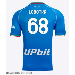 SSC Napoli Stanislav Lobotka #68 Prima Maglia 2023-24 Manica Corta